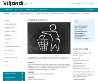 Viljandi.ee(Üldinfo) Screenshot