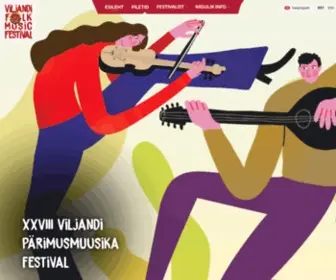 Viljandifolk.ee(Viljandi pärimusmuusika festival (rahvasuus tuntud ka kui Viljandi folk)) Screenshot