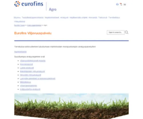 Viljavuuspalvelu.fi(Eurofins Suomi) Screenshot