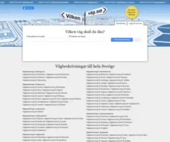 Vilkenvag.se(Vägbeskrivningar dit du vill) Screenshot