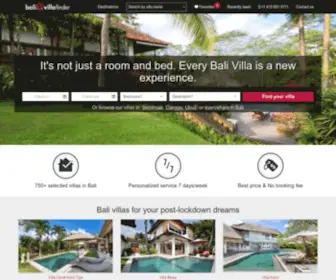Villa-Bali.com(Bali Villas & Seminyak Villas for rent) Screenshot