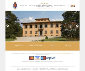 Villa-Collina.com(Villa di Collina) Screenshot