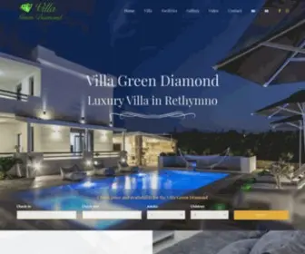 Villa-Green-Diamond.gr(Villa Green Diamond The villa) Screenshot