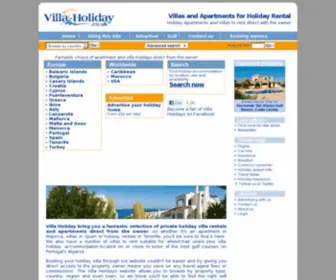 Villa-Holiday.co.uk(Self catering holiday villas) Screenshot