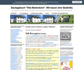 Villa-Marienborn.de(Bautagebuch Villa Marienborn) Screenshot