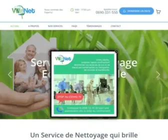 Villa-Net.fr(Nettoyage Guadeloupe) Screenshot