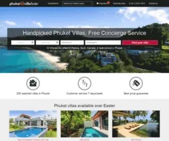 Villa-Phuket.com(Phuket Villa Rentals) Screenshot