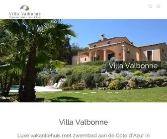 Villa-Valbonne.nl(Villa Valbonne) Screenshot