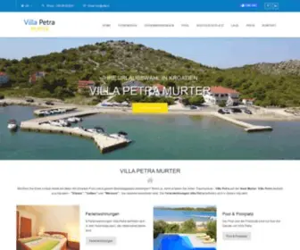 Villa.hr(Bootsurlaub Kroatien Villa Petra Murter) Screenshot