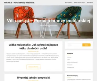 Villa.net.pl(Portal o branży meblarskiej) Screenshot