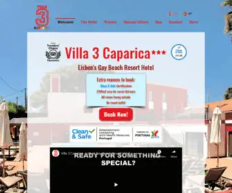 Villa3Caparica.com(Villa 3 Caparica) Screenshot