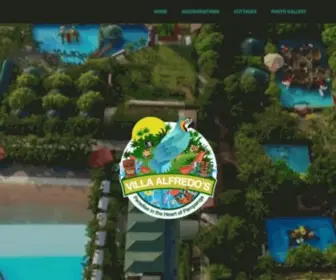 Villaalfredos.com(Villa alfredos resort paradise in the heart of pampanga) Screenshot