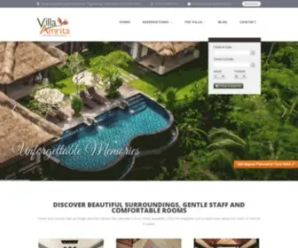 Villaamrita.com(Villa Amrita Ubud Bali) Screenshot