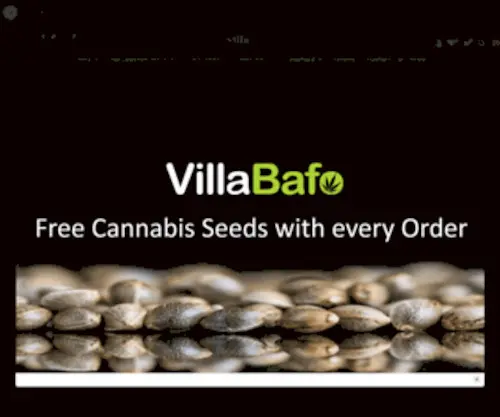 Villabafo.com(Villabafo Cannabis Seedbank) Screenshot