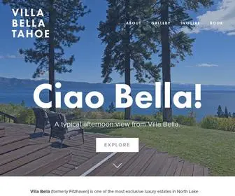 Villabellatahoe.com(Villa Bella Tahoe) Screenshot