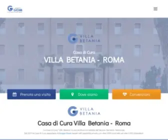 Villabetaniaroma.it(Casa di Cura) Screenshot