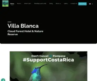 Villablanca-Costarica.com(Cloud Forest Hotel) Screenshot