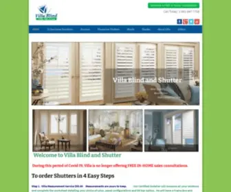 Villablindandshutter.com(Plantation Window Shutters) Screenshot