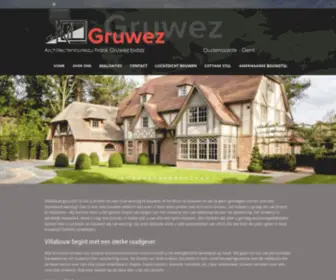 Villabouwgruwez.be(Ontwerp van Luxe Villa's Modern en Klassiek) Screenshot
