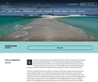 Villacaracol.com(Villa Caracol) Screenshot