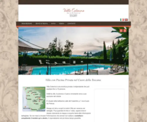 Villacaterina.net(Villa Toscana in affitto con piscina) Screenshot