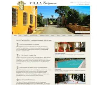 Villacatignano.it(Tuscany villa rental) Screenshot