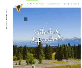 Villacher-Alpenstrasse.at(Villach Alpenstraße) Screenshot