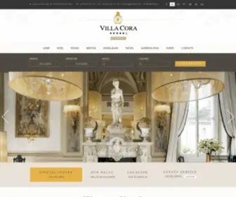 Villacora.it(Hotel Villa Tuscany Florence) Screenshot