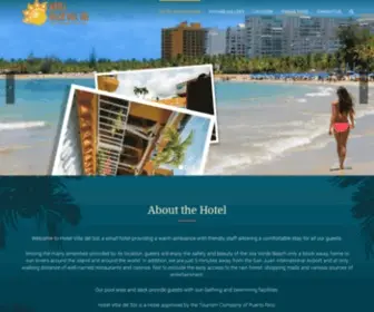 Villadelsolpr.com(Hotel Villa del Sol) Screenshot