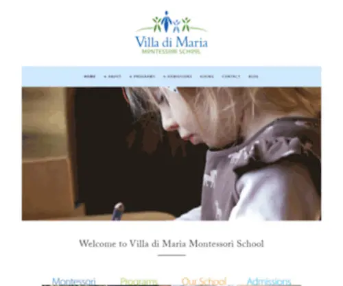Villadimaria.org(Villa di Maria Montessori School) Screenshot