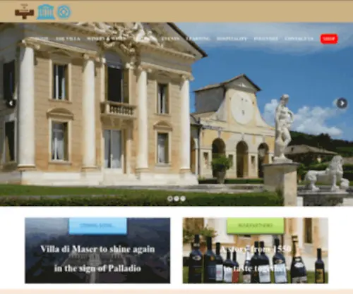 Villadimaser.it(Villa di Maser) Screenshot