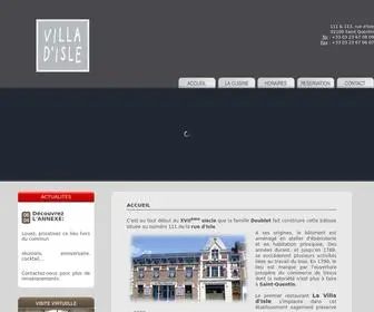 Villadisle.com(Villa d'Isle) Screenshot