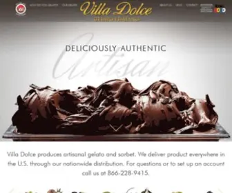 Villadolcegelato.com(Wholesale gelato) Screenshot