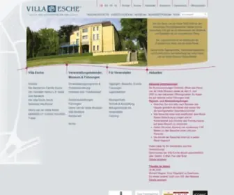 Villaesche.de(Villa Esche) Screenshot