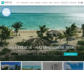 Villaesencia.com(Villa Esencia) Screenshot