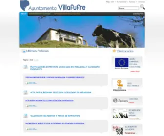 Villafufre.com(Ayuntamiento de Villafufre) Screenshot