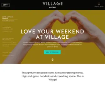Village-Hotels.com(Village Hotels) Screenshot