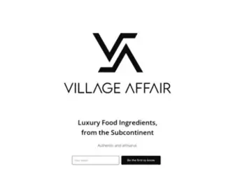 Villageaffair.com(Luxury Food Ingredients) Screenshot