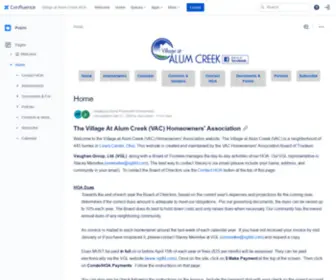 Villageatalumcreek.org(Public) Screenshot