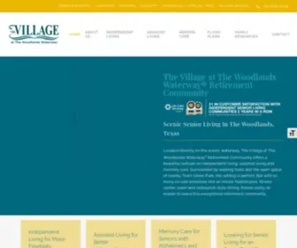 Villageatthewoodlandswaterway.com(Scenic Senior Retirement Living) Screenshot