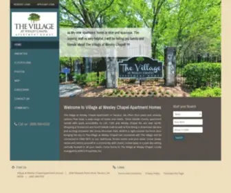 Villageatwesleychapelapartments.com(Village at Wesley Chapel Apartment Homes) Screenshot