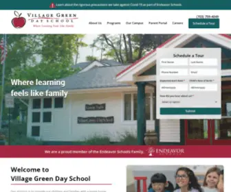 Villagegreendayschool.com(Fairfax County Preschool) Screenshot