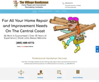 Villagehandyguy.com(The Village Handyman) Screenshot