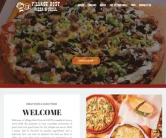 Villagehost.com(Village Host Pizza & Grill) Screenshot
