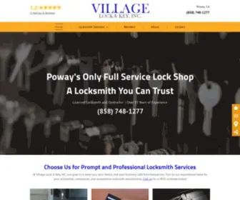 Villagelockandkey.com(Village Lock & Key) Screenshot