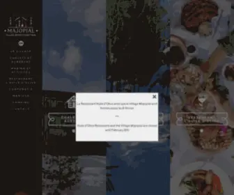 Villagemajopial.ca(Auberge, chalets, restaurant) Screenshot