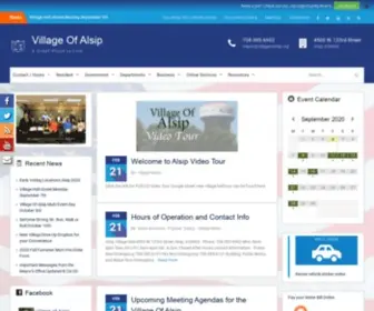 Villageofalsip.org(A Great Place to Live) Screenshot