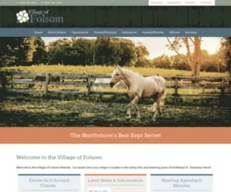 Villageoffolsom.com(Village of Folsom) Screenshot