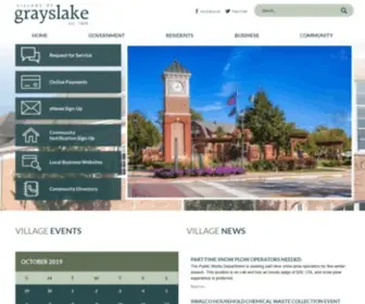 Villageofgrayslake.com(Grayslake, IL) Screenshot