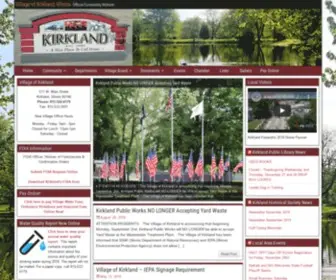 Villageofkirkland.com(Official Community Website) Screenshot